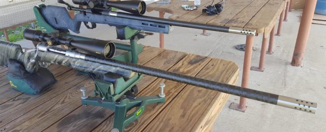 CarbonSix test firing lapua 6.5x47 custom carbon fiber rifle barrel