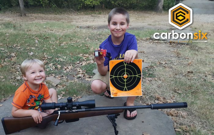 7 Year Old Shooting A .22